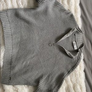 hollister knit quarter zip size small barely worn
